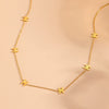Titanium Steel Geometric Arc De Triomphe Pendant Jewelry Light Luxury Necklace For Women