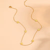 Titanium Steel Geometric Arc De Triomphe Pendant Jewelry Light Luxury Necklace For Women