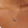 Titanium Steel Geometric Asymmetric Stitching Light Luxury Necklace With Box Chain And Electroplating