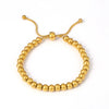316L Stainless Steel Geometric Ball Bracelet Electroplated Unisex Jewelry