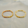 Titanium Steel Geometric Beaded Handmade Bracelet