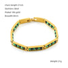 Titanium Steel Geometric Beaded Handmade Bracelet