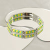Titanium Steel Geometric Beaded Handmade Bracelet