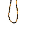 Titanium Steel Geometric Beaded Necklace For Women Light Luxury Niche Lockbone Chain