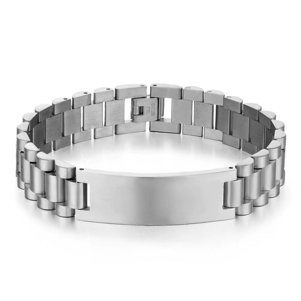 Titanium Steel Geometric Chain Bracelet Electroplated Fashion Unisex Wrist Bracelet