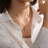 316L Stainless Steel Geometric Clavicle Chain Electroplated Women's Necklace