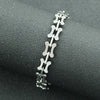 Titanium Steel Geometric Cross Chain Stitching Unisex Necklace