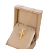 Titanium Steel Geometric Cross Electroplated Women's Necklace