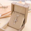 Titanium Steel Geometric Cross Electroplated Women's Necklace