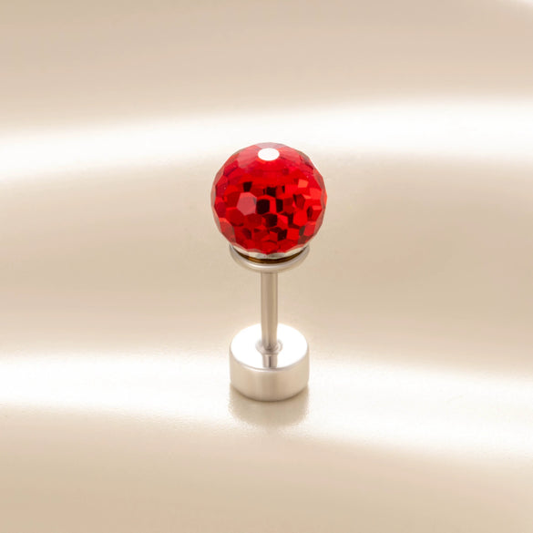 Titanium Steel Geometric Crystal Screw Ear Nail