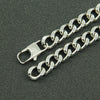 Titanium Steel Geometric Cuban Chain Bracelet For Men Street Punk Motorcycle Style