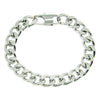 Titanium Steel Geometric Cuban Chain Bracelet For Men Street Punk Motorcycle Style
