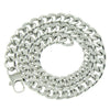Titanium Steel Geometric Cuban Chain Bracelet For Men Street Punk Motorcycle Style