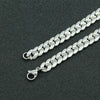 Titanium Steel Geometric Cuban Chain Bracelet Unisex Trendy