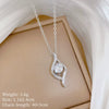 Titanium Steel Geometric Diamondencrusted Normcore Cartoon Style Necklace Unisex