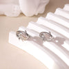 Titanium Steel Geometric Dolphin Earrings For Women Electroplated Minimalist Jewelry