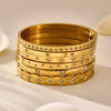 Titanium Steel Geometric Electroplated Fashion Ladies Bracelet