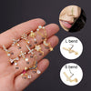 Titanium Steel Geometric Electroplated Puncture Jewelry For Women