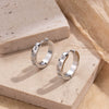 Titanium Steel Geometric Electroplated Simple Retro Fashion Women's Ear Buckle
