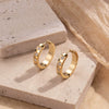 Titanium Steel Geometric Electroplated Simple Retro Fashion Women's Ear Buckle