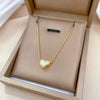 Titanium Steel Geometric Electroplated Unisex Minimalist Clavicle Necklace
