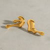 Titanium Steel Geometric Electroplated Women's Earrings