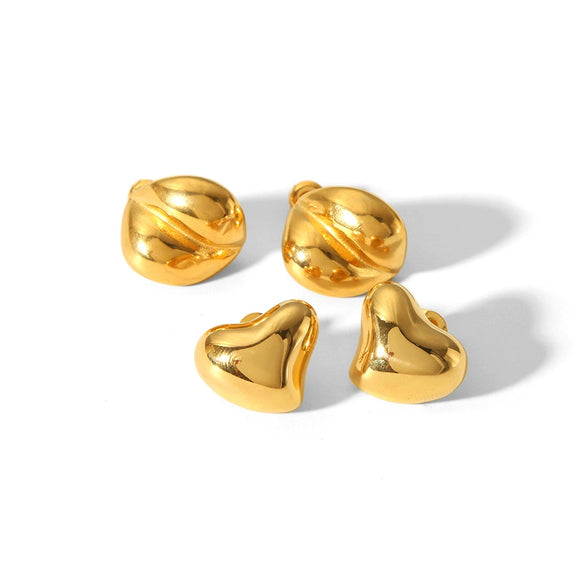 Titanium Steel Geometric Electroplated Women's Earrings