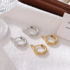 Titanium Steel Geometric Electroplated Women's Minimalist Earrings