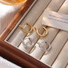Titanium Steel Geometric Electroplated Women's Minimalist Earrings