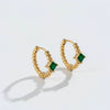 Titanium Steel Geometric Electroplated Women's Niche Retro Highend Allmatch Earrings