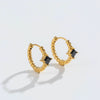 Titanium Steel Geometric Electroplated Women's Niche Retro Highend Allmatch Earrings