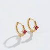 Titanium Steel Geometric Electroplated Women's Niche Retro Highend Allmatch Earrings