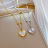 Titanium Steel Geometric Electroplating Minimalism Necklace For Women