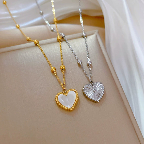 Titanium Steel Geometric Electroplating Minimalism Necklace For Women