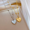 Titanium Steel Geometric Electroplating Minimalism Necklace For Women