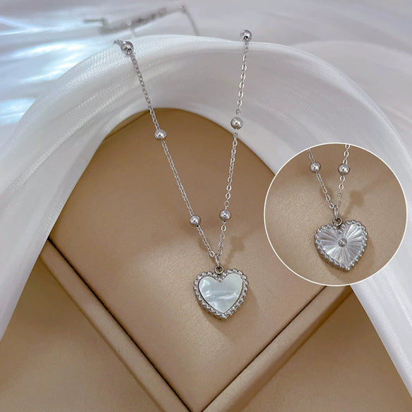 Titanium Steel Geometric Electroplating Minimalism Necklace For Women