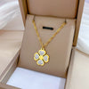 Titanium Steel Geometric Fashion Minimalist Electroplated Necklace For Unisex