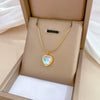 Titanium Steel Geometric Fashion Minimalist Electroplated Necklace For Unisex