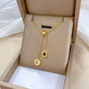 Titanium Steel Geometric Fashion Minimalist Electroplated Necklace For Unisex