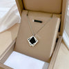Titanium Steel Geometric Fashion Minimalist Electroplated Necklace For Unisex