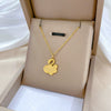 Titanium Steel Geometric Fashion Minimalist Electroplated Necklace For Unisex