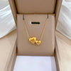 Titanium Steel Geometric Fashion Minimalist Electroplated Necklace