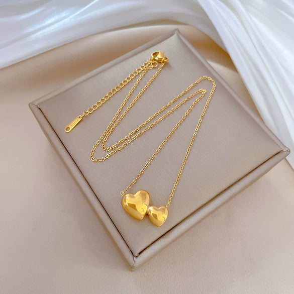 Titanium Steel Geometric Fashion Minimalist Electroplated Necklace
