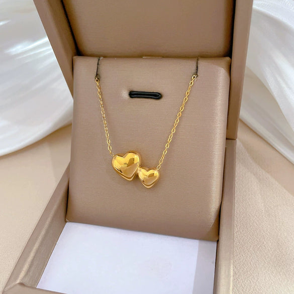 Titanium Steel Geometric Fashion Minimalist Electroplated Necklace
