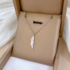 Titanium Steel Geometric Fashion Minimalistic Electroplated Women's Necklace