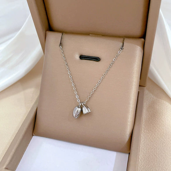 Titanium Steel Geometric Fashion Ol Style Electroplated Necklace