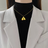 Titanium Steel Geometric Fashion Unisex Electroplated Necklace