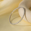 Titanium Steel Geometric Girls Bracelet With Real Gold Electroplating