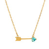 Titanium Steel Geometric Heart Pendant O Chain Necklace For Women Electroplated With 18K Gold And Twelve Birthstones High Color Preservation