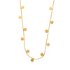 Titanium Steel Geometric Hexagonal Necklace With Electroplating